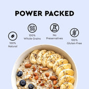 Nourish You Rolled Oats 1.2 kg – 100% Wholegrain Oatmeal | High Fiber & Protein-Rich Breakfast Cereal | Diet Food for Weight Management | Gluten-Free | No Added Sugar