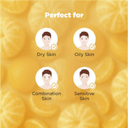 The Man Company Vitamin C Face Serum for Brightness - 30 ml | Fades Dark Spots & Hydrates | Lightweight & Non-Sticky | For Oily, Dry, Normal & Combination Skin