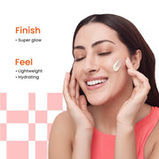 Foxtale Vitamin C Super Glow Moisturizer with Niacinamide & Peptides, Visibly Reduces Pigmentation, Enhances Skins Brightness Instantly, For All Skin Types, Women & Men - 50ml, Cream