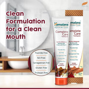 Himalaya Botanique Complete Care Toothpaste 150g, Cinnamon | Protects teeth from Germs & Plaque, Freshens Breath | Fluoride & SLS Free | Clean & Herbal Formulation