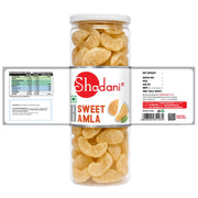 Shadani Sweet Gooseberry Candy (200g) Meetha Dried Amla Candy Vegetarian Sweet Gooseberry Aftermeal Amla Fruit Snacks | Chewy Tangy Goosebarry Snack | High Vitamin C Digestive Mouth Freshener