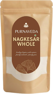 Purnaveda Nagkesar Whole | Iron Wood Tree Mesua ferrea | ceylon ironwood Whole (50 g)