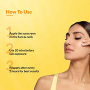 Fixderma Shadow Sunscreen SPF 50+ Gel for Oily Skin | Sunscreen for Body & Face | Broad Spectrum Protection from UVA & UVB | For Women & Men | Non Greasy & Water Resistant - 40gm
