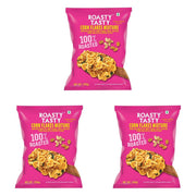Roasty Tasty Cornflakes Mixture Roasted Namkeen 200g | Palm Oil Free Snack | Replacement of Fried | Ideal Millet Snack | Low Calorie Namkeen - No Cholesterol, No Transfat Diet Mixture Millet Snacks Items | Roasted Chivda Cornflakes | Healthy Snacks