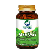 Organic Wellness Aloe Vera 90 Veg Capsules | Organic Aloe Barbadensis Leaf | Digestion, Regularity &
