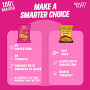 Roasty Tasty Cornflakes Mixture Roasted Namkeen 200g | Palm Oil Free Snack | Replacement of Fried | Ideal Millet Snack | Low Calorie Namkeen - No Cholesterol, No Transfat Diet Mixture Millet Snacks Items | Roasted Chivda Cornflakes | Healthy Snacks
