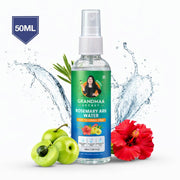 NIDHI’S GRANDMAA SECRET Rosemary Water Ark | Hair Thickening Mist, Natural Rosemary Water Spray for Thick Hair | Pure Distillate | Suitable for All Hair Types | 50 mL
