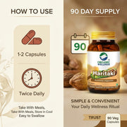 Organic Wellness Haritaki 90 N Veg Capsules
