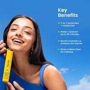 Foxtale Dewy Finish SPF 50 PA++++ Sunscreen For Dry Skin, Deeply Hydrates, In-Vivo Tested - 50ml