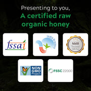 Nature's Nectar Raw Organic Honey 400g | 100% Pure NMR Tested | Raw and Unprocessed