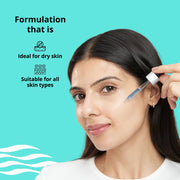 Rivela Dermascience 2% Hyaluronic Acid + B5 Serum 30ml | Hydrating Face Serum with 1% Blue Copper Peptides for All Skin Types
