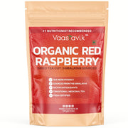 Vaastavik Red Raspberry Leaf Tea – 100g | Himalayan Sourced | Herbal Loose Leaf Tea Cut | Naturally Caffeine-Free | Traditional Women’s Wellness Herb