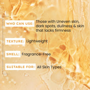 Hyphen 18% Brightening + 20% Collagen Face Serum | Double Serum with 11% Mandarin 5% Niacinamide 2% PGA & Bakuchiol | Brightening & Collagen Boost | Dark Spots & Melanin Reduction | All Skin Type-50ml