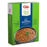 Gits Ready to Eat Dal Makhani 300g | Slow Cooked Pure Veg Heat & Eat Meal | No Preservatives | Micro