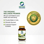 Organic Wellness Garlic 90 Veg Capsules | Organic Allium Sativum, Odour-Friendly | Cholesterol, BP &