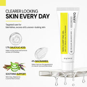 Arniq Skin Clarifying Gel with 1.7% Salicylic Acid & 4% Niacinamide | Blemish & Uneven Skin Care | Lightweight Non-Greasy Gel | 30 g