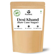 Puranic Desi Khand Organic 300g | Chemical & Pesticides Free | Khandsari Sugar | Sulphur-free Khaand