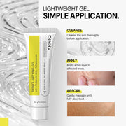 Arniq Skin Clarifying Gel with 1.7% Salicylic Acid & 4% Niacinamide | Blemish & Uneven Skin Care | Lightweight Non-Greasy Gel | 30 g