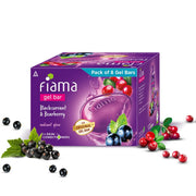 Fiama Gel Bar Blackcurrant & Bearberry 375g (125g x 3) | Radiant Glowing Skin | Bathing Soap with Sk