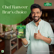 Tata Sampann Chatpati Dhaniya Pudina Chutney Dip 200g | Fresh Coriander & Mint Hari Chutney | Ready 