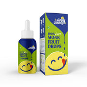 Natural Monk Fruit Sweetener Drops for Diabetics, Keto & PCOS | 100 Servings | 200 Drops | No Erythritol | Zero Sugar Liquid Sweetener | 10ml | The Sweet Change