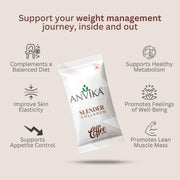 Slender Collagen Coffee with Marine Collagen Peptides, Garcinia Cambogia & L-Carnitine | Supports Weight Management, Boost Metabolism | Real Coffee Flavor | 150g