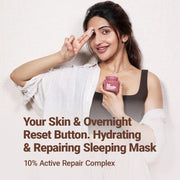 Sleep On It Overnight Hydrating Mask 50ml – Leave-on Night Cream Mask with Goat Milk, Niacinamide for Glowing, Nourished Skin; Hydration & Repair; Suitable for Men & Women, All Skin Types