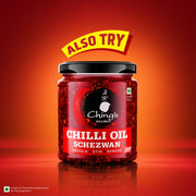 Ching's Chilli Oil Crunchy 170g | Drizzle, Stir, Spread | Real Garlic, Onion & Chilli Flakes | For N