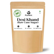 Puranic Desi Khand Organic 300g | Chemical & Pesticides Free | Khandsari Sugar | Sulphur-free Khaand