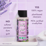 Love Beauty & Planet Argan Oil and Lavender Sulfate Free Smooth and Serene Shampoo|| No Parabens|| No Dyes|| 400ml (Pack of 2)