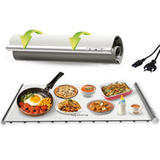Lifelong Electric Food Warmer - 250 W | Roll Up Silicon Heating Mat | Adjustable Temperature Control with Touch | Even Warming Tray for Dining, Parties & Events | Auto Shut-Off (47 X 32 CM) (LLEFW09)