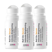Cos-IQ Intimate Brightening Roll-On Serum 40ml | Azelaic Acid & Alpha + Beta Arbutin | For Underarms