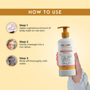 Yellow Body Wash for All Skin Types