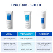 Re'equil Ceramide & Hyaluronic Acid Moisturiser 100g | Barrier Repair Cream, Long Lasting Hydration for Normal to Dry Skin