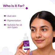 The Derma Co 10% Vitamin C Face Serum with 5% Niacinamide, Powered by Deep Penetration Formula™ | Fades Dark Spots | Reduces Pigmentation | Boosts Collagen | Brightens Skin | Suitable for All Skin Types | 10 ml