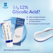 Micro Labs Glyco 12 Glycolic Acid 12% Cream for Pigmentation, Dark Spots, Acne Marks & Uneven Skin T