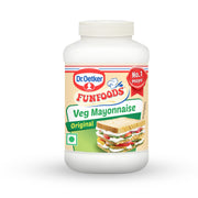 Dr. Oetker FunFoods Veg Mayonnaise De’lite 750g | Low Calorie Eggless Mayo | Creamy & Light Tasting | No Cholesterol or Trans Fat | Ideal for Sandwiches, Burgers, Wraps, Salads & Dips