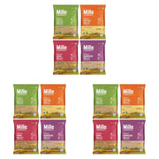 Mille Grains Combo | Foxtail, Little, Kodo and Barnyard Millet | Unpolished, Toasted, No Soaking Required | Ideal for Fasting | Rice Replacement | High Fibre and Plant Protein | Gluten Free | Cooks in 10 minutes, 500 g X 4