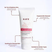 SAYY Moroccan DeTan Brightening Face Pack for Advance Skin Renewal Radiance Clay Mask (1)