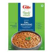 Gits Ready to Eat Dal Makhani 300g | Slow Cooked Pure Veg Heat & Eat Meal | No Preservatives | Micro
