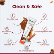 Himalaya Botanique Complete Care Toothpaste 150g, Cinnamon | Protects teeth from Germs & Plaque, Freshens Breath | Fluoride & SLS Free | Clean & Herbal Formulation