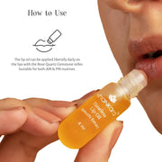 Shankara Unisex Timeless Lip Oil Roll-On for Glossy, Soft Lips with Essential Oils for Hydration, Nourishment & Healing – Travel Size, Sun Protection, No Fragrance, Brightening (4ml)
