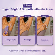 Sanfe Intimate Lightening Serum - 50g | For Dark Underarms, Inner Thighs, Knees And Bikini Area | With Kojic Acid, Vitamin C, Natural Lemon and Mulberry Extracts (Intimate Lightening Serum - 50 gms)