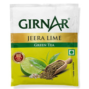 Girnar Jeera Lime Green Tea Bags – Green Tea with Natural Cumin (Jeera) & Lime Flavor, 25 Tea Bags | Refreshing Herbal Infusion for Digestion & Metabolism Support