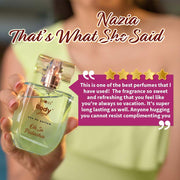 Plum BodyLovin' Oh So Pistachio Perfume | Long Lasting & Premium Oriental Gourmand Fragrance | Luxury Perfume For Women | Pistachio & Hazelnut Notes | Perfect For Holidays & Special Ocassions (50ml)
