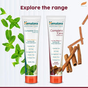 Himalaya Botanique Complete Care Toothpaste 150g, Cinnamon | Protects teeth from Germs & Plaque, Freshens Breath | Fluoride & SLS Free | Clean & Herbal Formulation