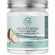 Petal Fresh Pure Smoothing Coconut Body Butter 237ml | Shea Butter & Argan Oil | Non-Sticky Moisturi