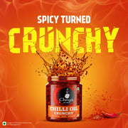 Ching's Chilli Oil Crunchy 170g | Drizzle, Stir, Spread | Real Garlic, Onion & Chilli Flakes | For N