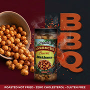 Oh So Organic Barbecue Flavored Makhana (Roasted Fox Nuts) – 87g | Healthy Crunchy Snack