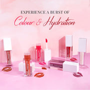 Just Herbs Serum Infused Lip Gloss for Women, Lighweight Non-Sticky High Glossy Moisturizing and Hydrating Lip Gloss 3 ml (Peony Pearl)